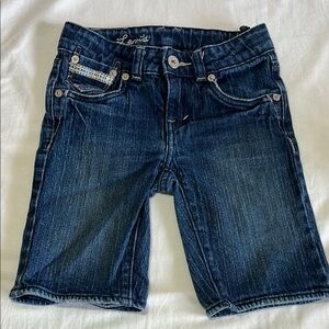 Levi's Kids Dark Blue Denim Shorts, size 7